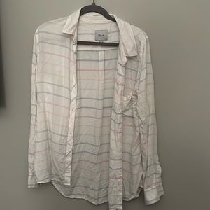 Rails Rocsi Rainbow Stripe Button Down; Medium; Like New (never worn).